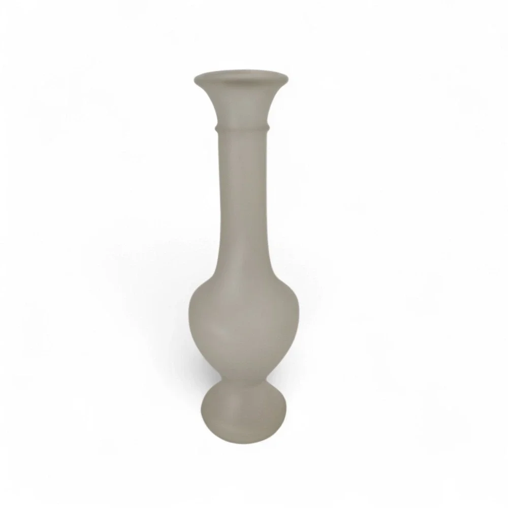 Frosted Glass Bud Vase 8